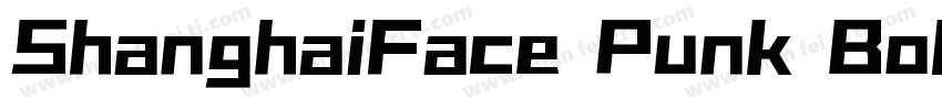 ShanghaiFace Punk BoldGB Regular GB字体转换